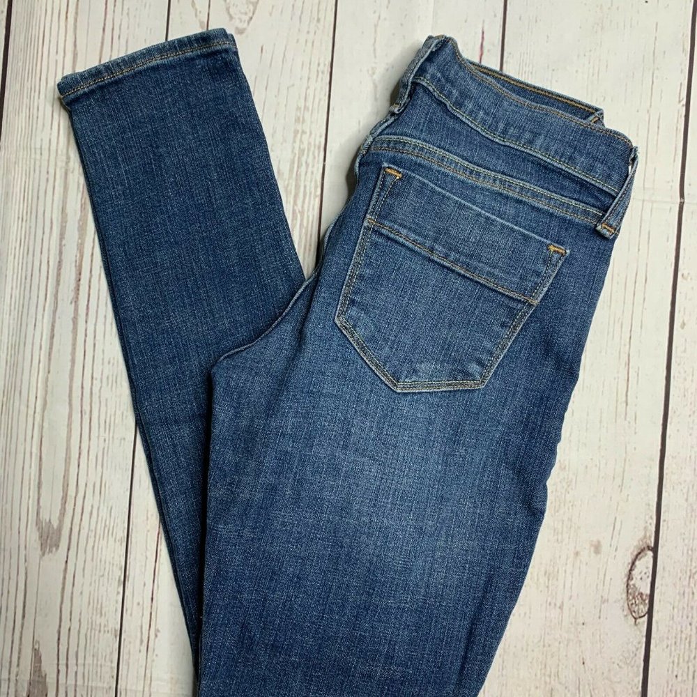 Old Navy Jeans Womens 0 Blue The Sweetheart Skin Hudson Medium Wash Denim